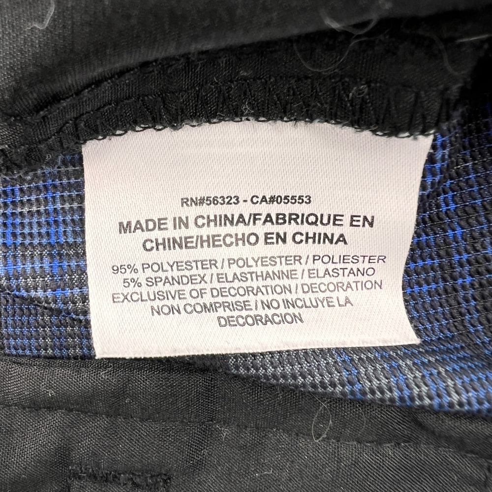 Nike Golf Dri-FIT Plaid Shorts Men 38 Blue Performance Stretch Athletic Preppy - Picture 8 of 10